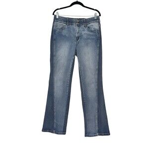 Indigo Poppy Charley Bootcut Jeans Women’s 10 Stretch‎ Y2K Low Rise Flare Denim